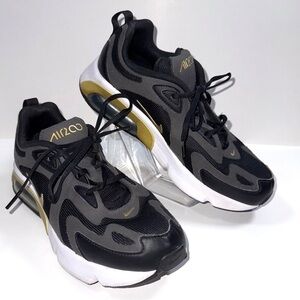 Nike Air Max 200 - Black and Gold Athletic Shoes - Youth